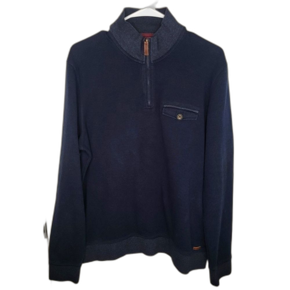 Ted Baker London men's quarter zip pullover sweatshirt small